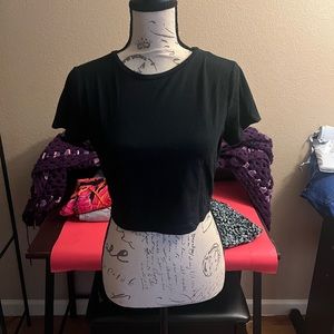 Black Crop Top